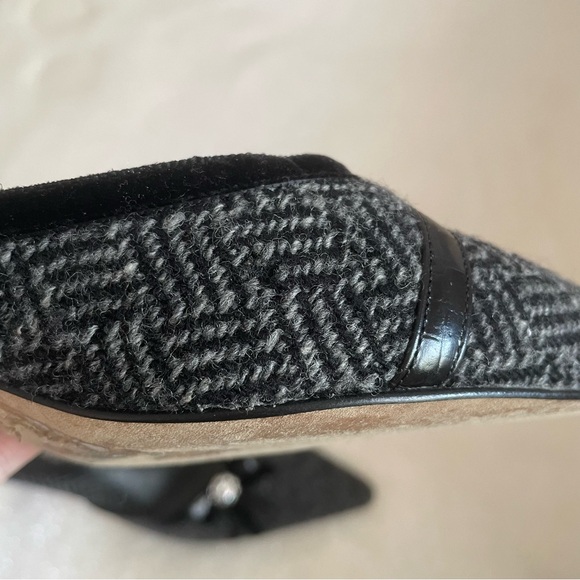 y2k Brighton Tweed Embellished Kitten Heel Mules ✨ - Picture 8 of 10